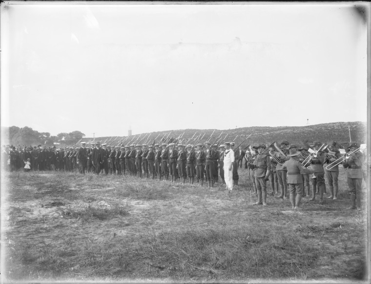 Offical opening of Henderson Naval Base, 7 May 1913