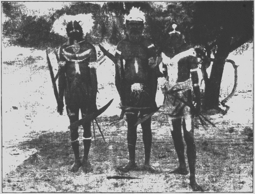 Tommy Dower (centre), leading figure of Cockburn Aboriginal groups, 1894